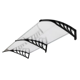 Outdoor Front Door Window Awning Patio Canopy Rain Cover UV Protected Eaves RT