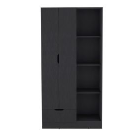 Armoire Dover, Bedroom, Black