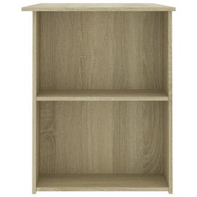 vidaXL Desk Sonoma Oak 110x60x73 cm Engineered Wood (Option: as picture)