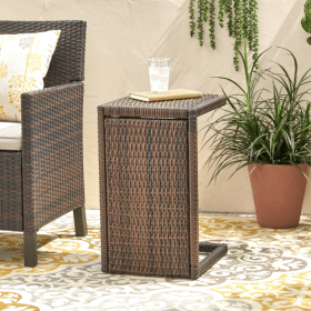 BUCHAREST END TABLE (Color: Brown)